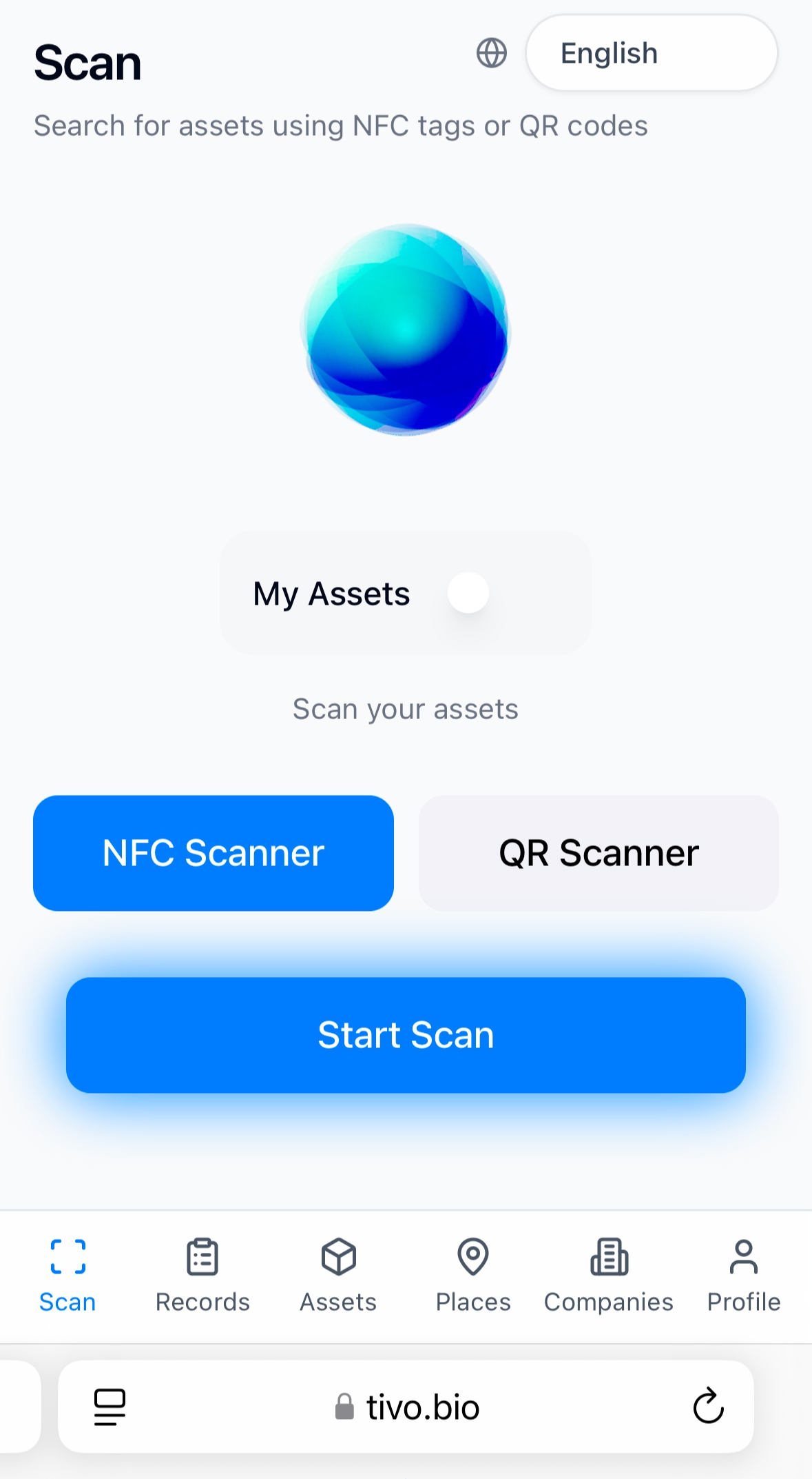 Tivo Scan Know the story of every asset | #1 NFC, QR and universal Code Asset Manager